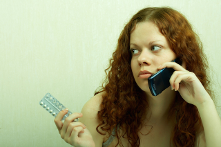 Illustration for article titled Women In Stock Photos Do Not Trust Birth Control